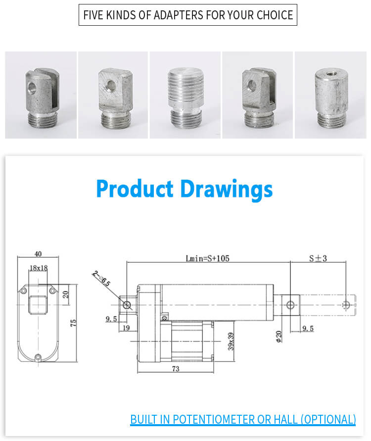 Stepper linear actuator parameters