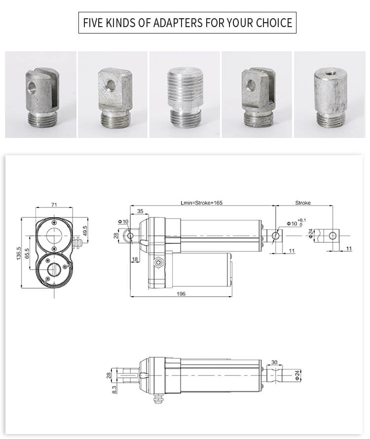 LY015C linear actuator parameters