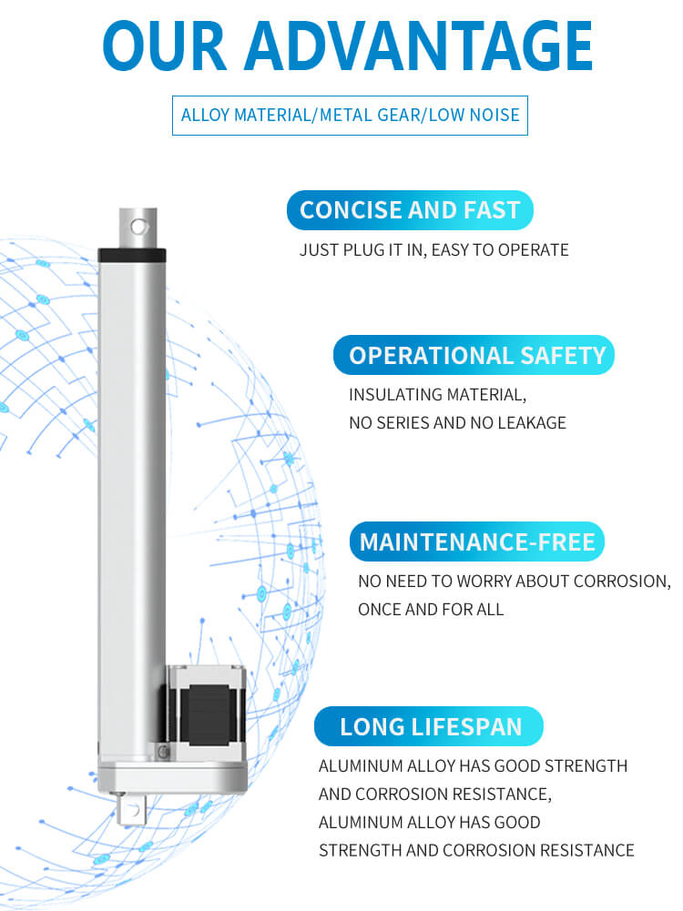 Stepper linear actuator Advantages 